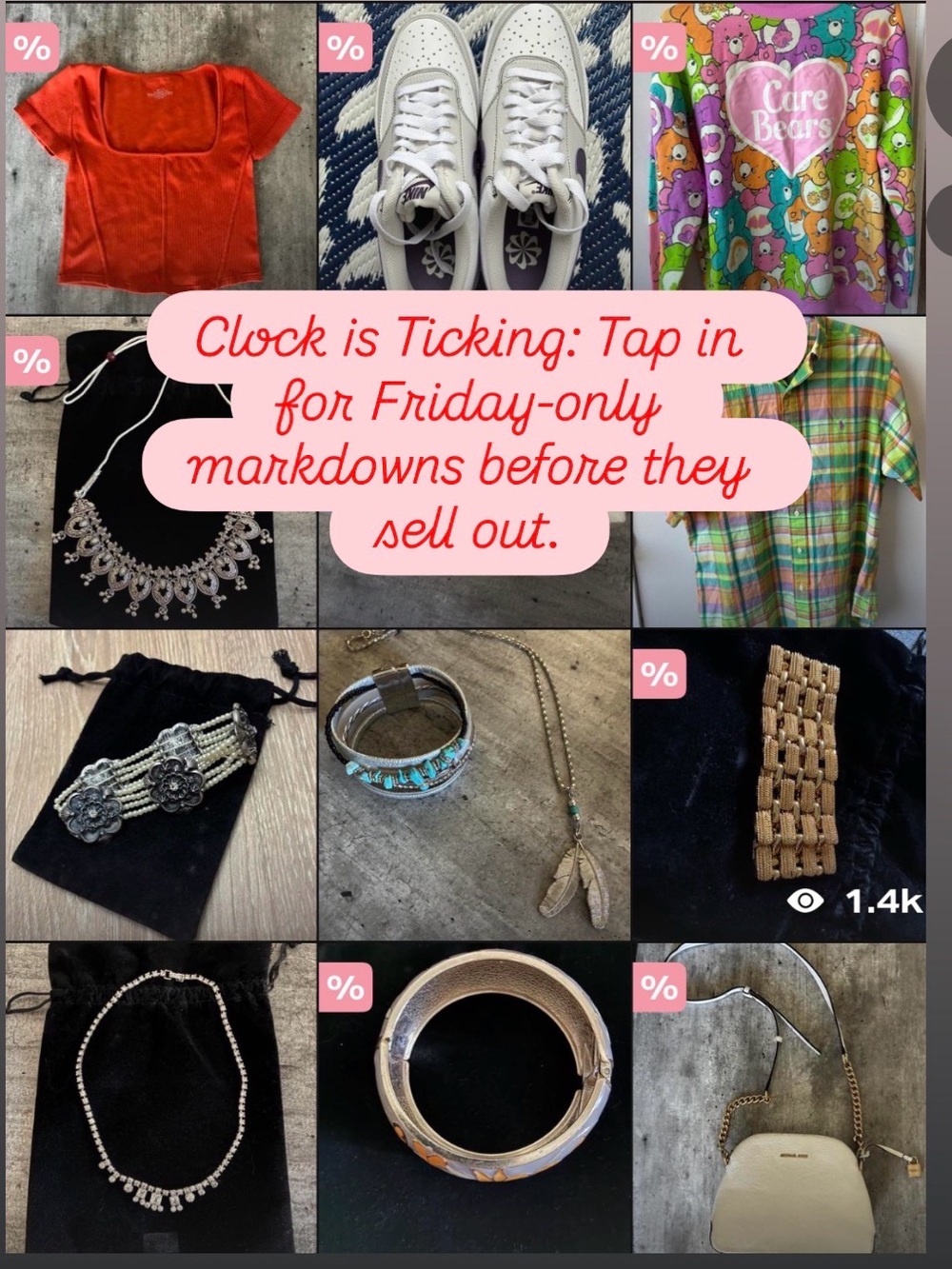 Clock is Ticking: Tap in for Friday-only markdowns before they sell out!